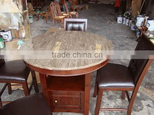 The latest design waterproof wooden dining room furniture (DR-7594)