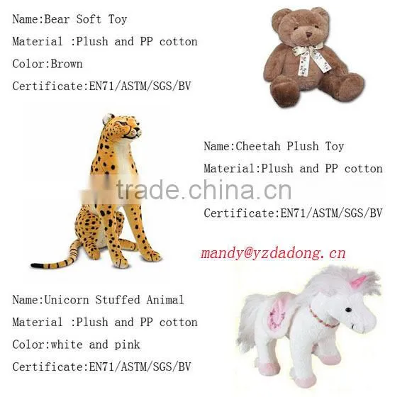 plush animal toy fridge magnet/6cm wholesale plush fridge magnets