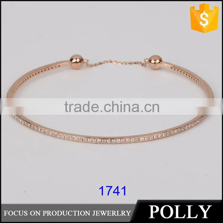 china factory wholesale 925 sterling silver diamond and gemstone bracelet