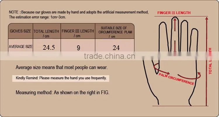 Buckskins leather gloves, fall and winter warm velvet fashion line cycling gloves, Full finger cycling gloves