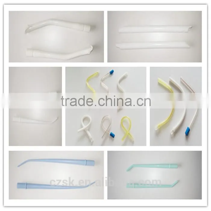 Disposable dental White tube Saliva ejector