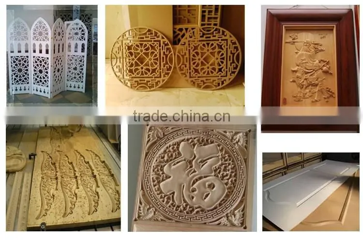Jinan new type good quatily 3d wood carving 4 axis cnc machine
