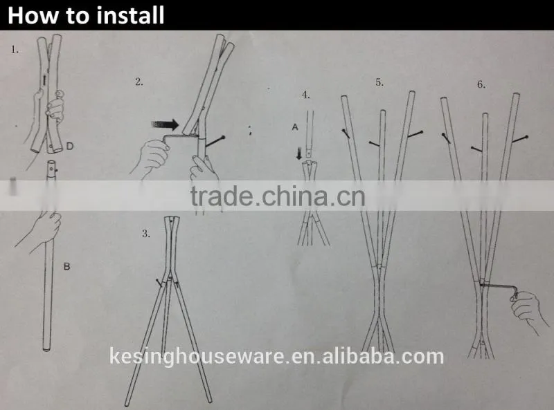 Tree shape Great for steel shop clothes hanger stand
