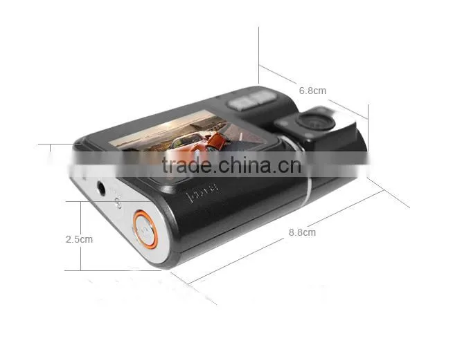 2.0 TFT HD Car DVR with Dual Camera IR Night Vision G-sensor + 120 Wide Angle Lens X2 Remote control car camcorder