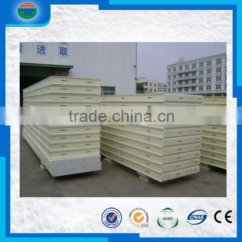 Low price good quality pu sandwich panel for cold storage/cold room