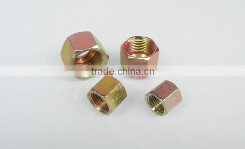 Carbon steel fitting three pieces fitting for nylon tube
