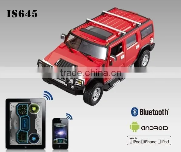 electric car toy iOS Android bluetooth big hummer 1 14 electric car for kids