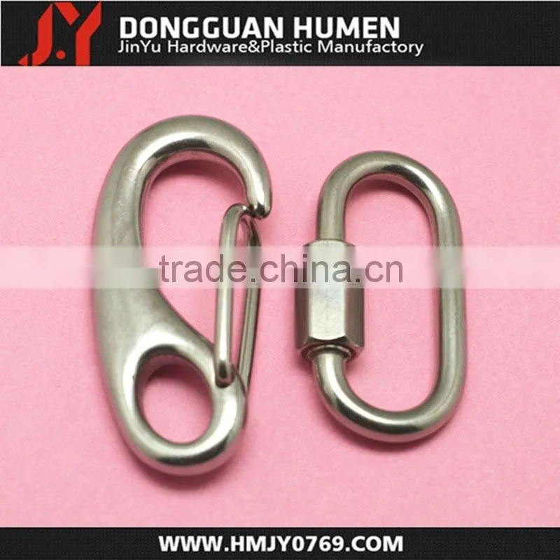 Jinyu W-3051 keychain karabiner stainless steel keychain karabiner for keychain