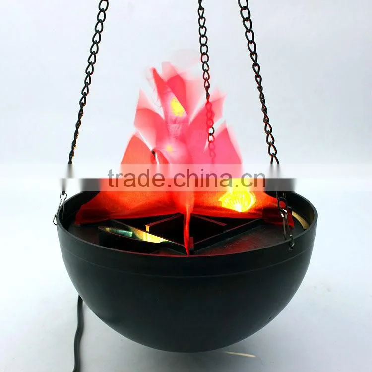 The chains mysterious connection flame silk fire lamp