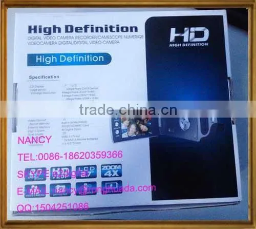 Digital Video Camcorder,2.7'' TFT LCD,HD DV, 8.0M PIXECL,