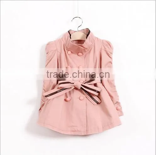 Khaki Fahion Kid Wear Autumn Coat