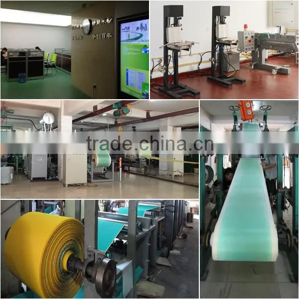 2.0mm green/green timing belts rubber NBR transmission belt knitting machine conveyor belt