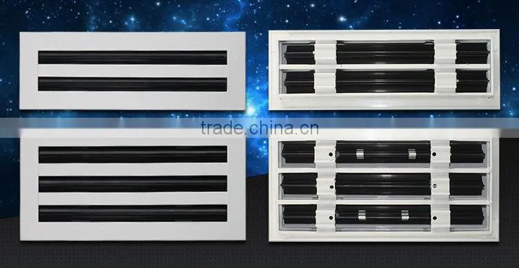 air conditioning adjustable ceiling linear slot diffuser