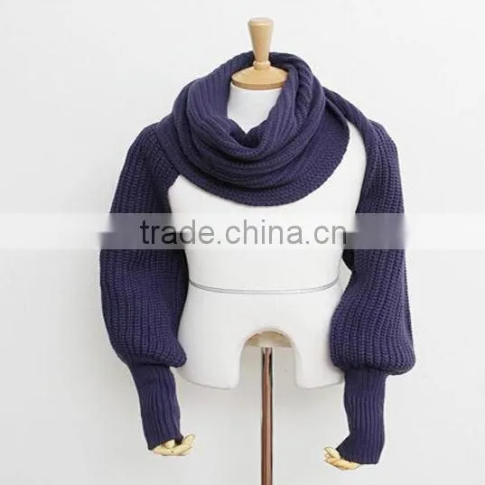 White Compacted Thick and Wide Neckerchief for Men and Women