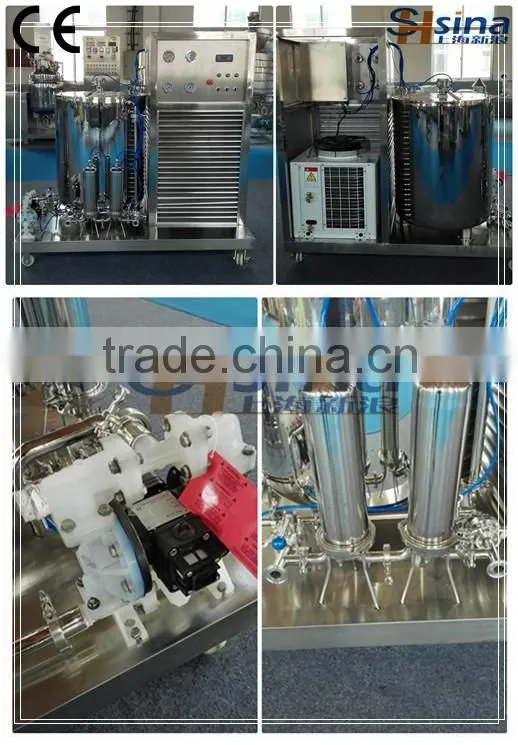 200L perfume freezing filter machine with imported pneumatic diaphragm