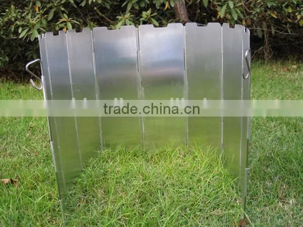 outdoor aluminum wind shield