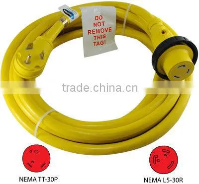 NEMA TT-30P USA power cord plug with UL CSA certification