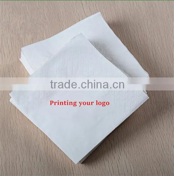 hot sale high quality 1/4 fold logo can be customized dinner/luncheon napkin