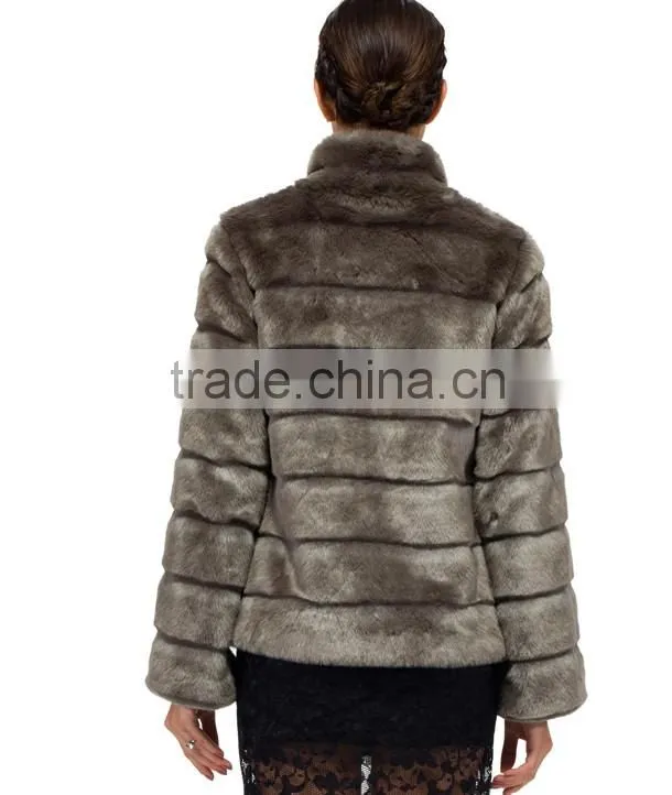 rex14035 dyed rabbit fur Coat With Good Prices