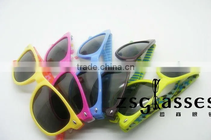 cheap custom made various design blue kid sunglasses