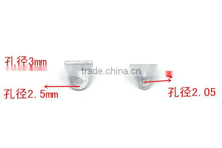 Mini metal bracket with holes(iron,big hole)