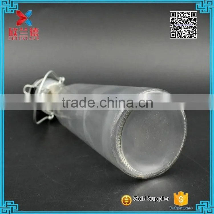Wholesale 500ml Cone Shaped Glass Milk Bottle