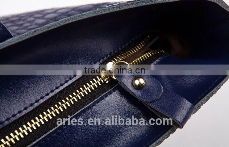 genuine cowhide leather bag , fashion women bag