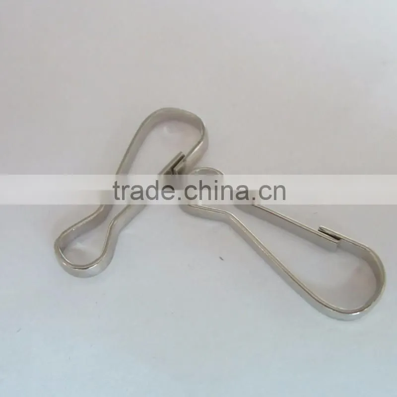 Eco Friendly silver color Lanyard Hook Clips With High Quality Made In China
