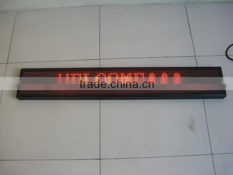 Alibaba Express Good Supplier Indoor Single Red Color P4.75 LED Window Sign