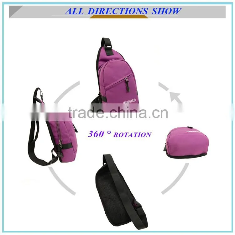 wholesale factory price chest bags foldable nylon messenger bag