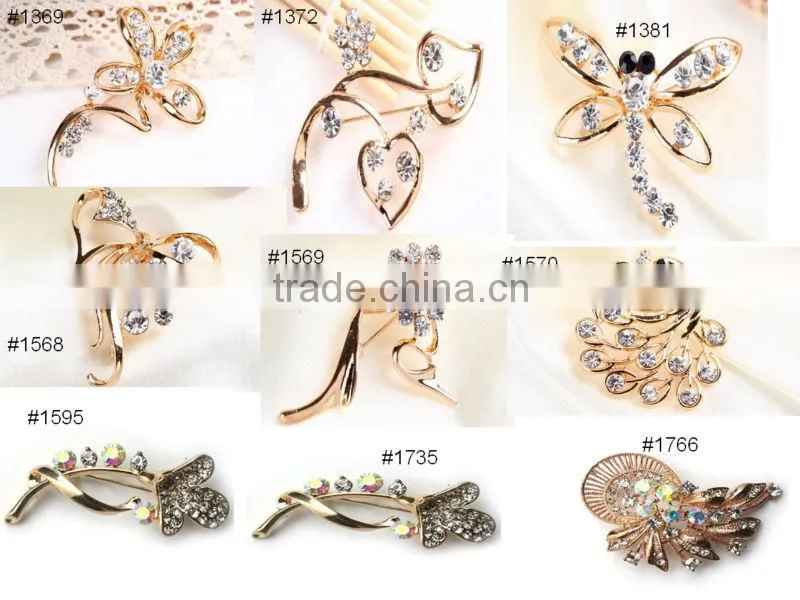 Wholesales brooch, rhinestone brooch, wedding brooch