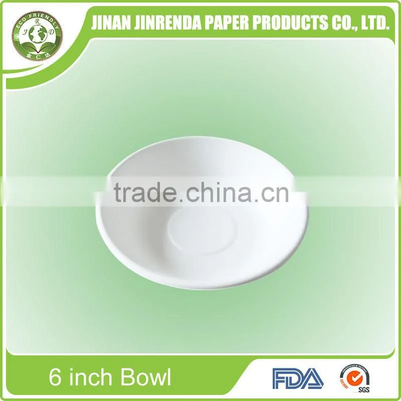 Disposable composable 500 ML Bowl with baggase pulp