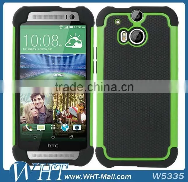 Cheap Price PC Silicon Back Cover Case for HTC One 2 M8, for HTC One 2 M8 Mobile Phone Case
