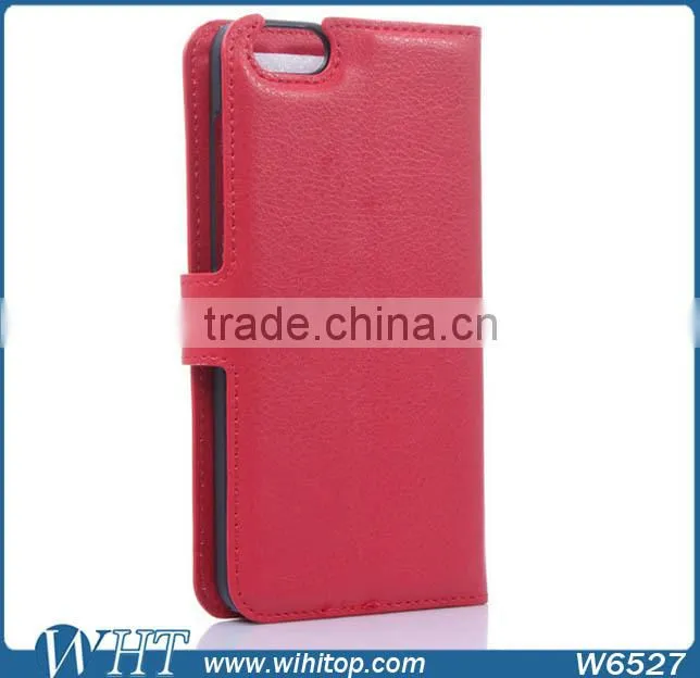 Standing Style Credit Card for Huawei Honor 7 Leather Case, PU Leather+PU Flip Wallet Case for Honor 7