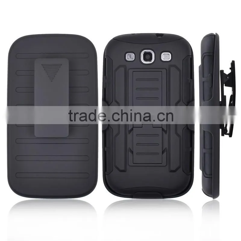 Hybrid Hard Armor Rugged Mobile Phone Case For Samsung Galaxy A3 A5 Stand Back Cover