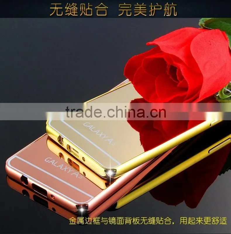 Hot Sale Aluminum Mirror Bumper Phone Case Cover For Samsung Galaxy A5