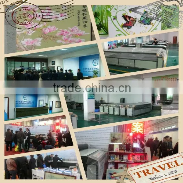 Special large glass printer for printing on glass with DIY pictuers