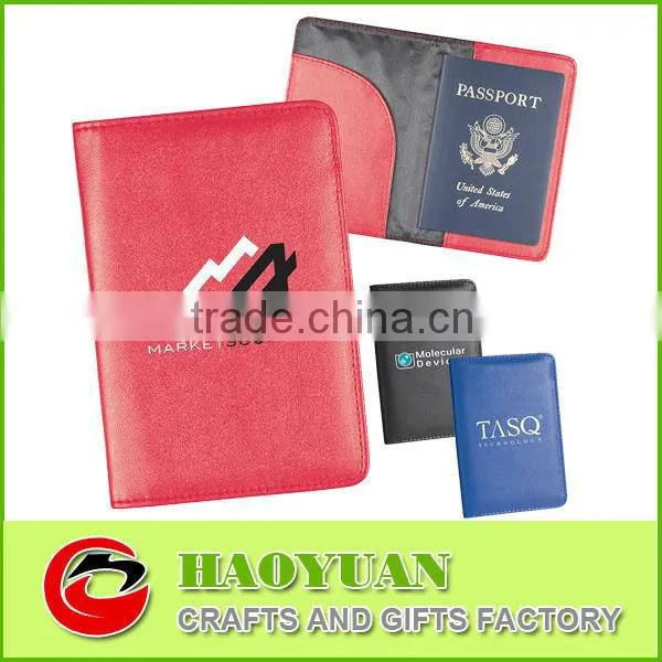 Newly genuine leather passport holder made in China