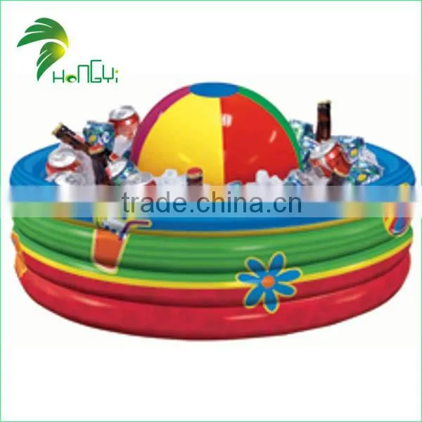 Latest Design Custom Inflatable Floating Pool Bar