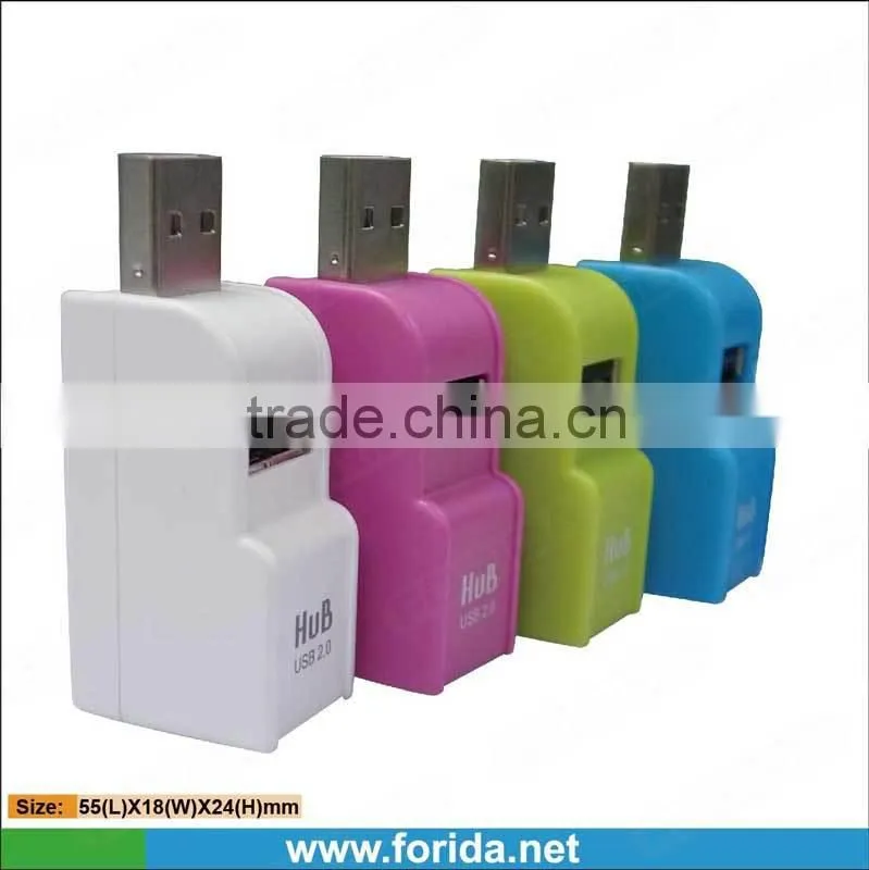 3 Ports Gifts Colorful Computer USB HUB