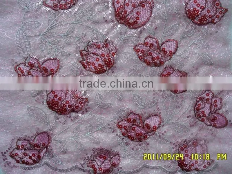 100% cotton Water soluble embroidery
