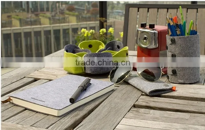 Promotions polyester felt insulin pen travel/display case