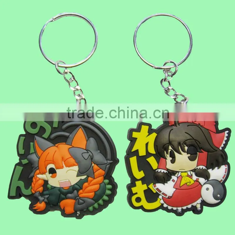 rubber keychain