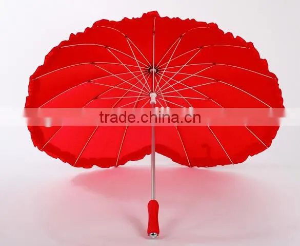 fashion wedding heart umbrella