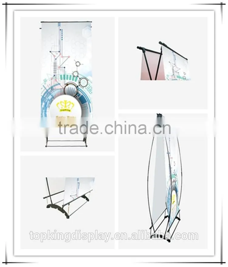 High Quality Popular Portable Practical Advertising Twin Banner/Twin Screen Model H for Display Banner Stand