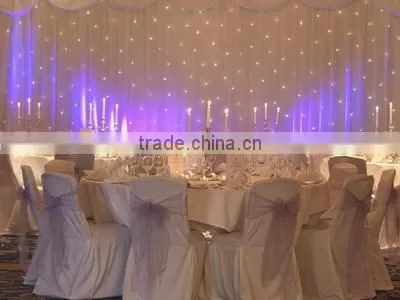 Chiffon backdrop with satin back(YHB#01)