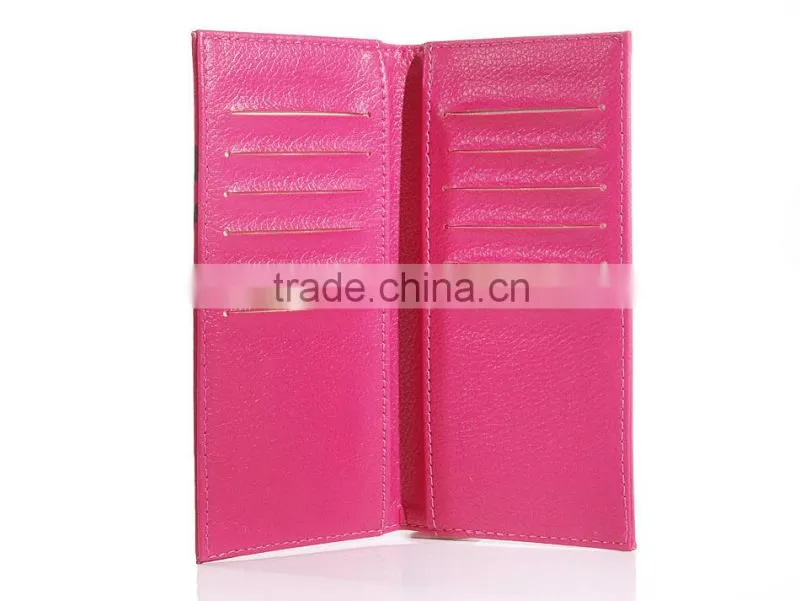 2015 Trendy hot selling best waterproof leather women wallet