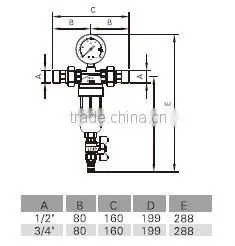 ISO228 with watch Filter valve