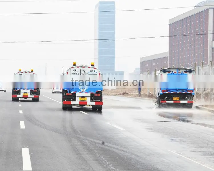 high-pressure water circuit road cleaning truck