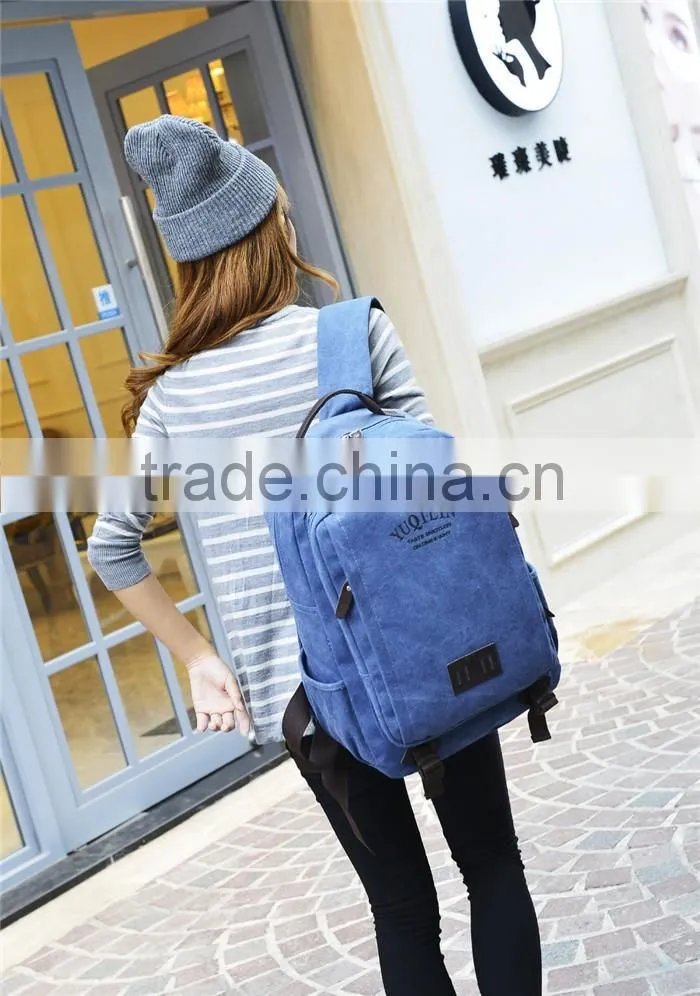 Leisure College Travel school bags for teenagers boys canvas backpack
